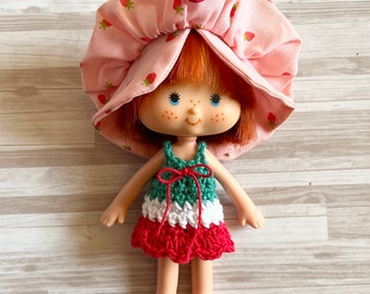 Dress for Vintage Strawberry Shortcake doll - Strawberry A-Line