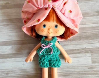 Top and Shorts for Vintage Strawberry Shortcake doll - Strawberry Strawberry Fields