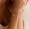 Custom Infinity Birthstone Bracelet, Personalized Double Stone Bracelet, Custom Birthstone Jewelry, Dainty Best Friend Gift, Gift for Mom