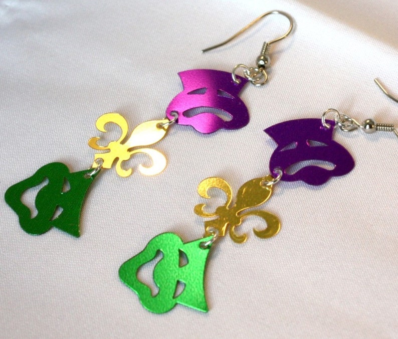 big mardi gras earrings