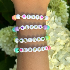 Pulsera personalizada con nombre pulsera infantil Pulsera infantil personalizada con nombre Pulsera personalizada para Niños.