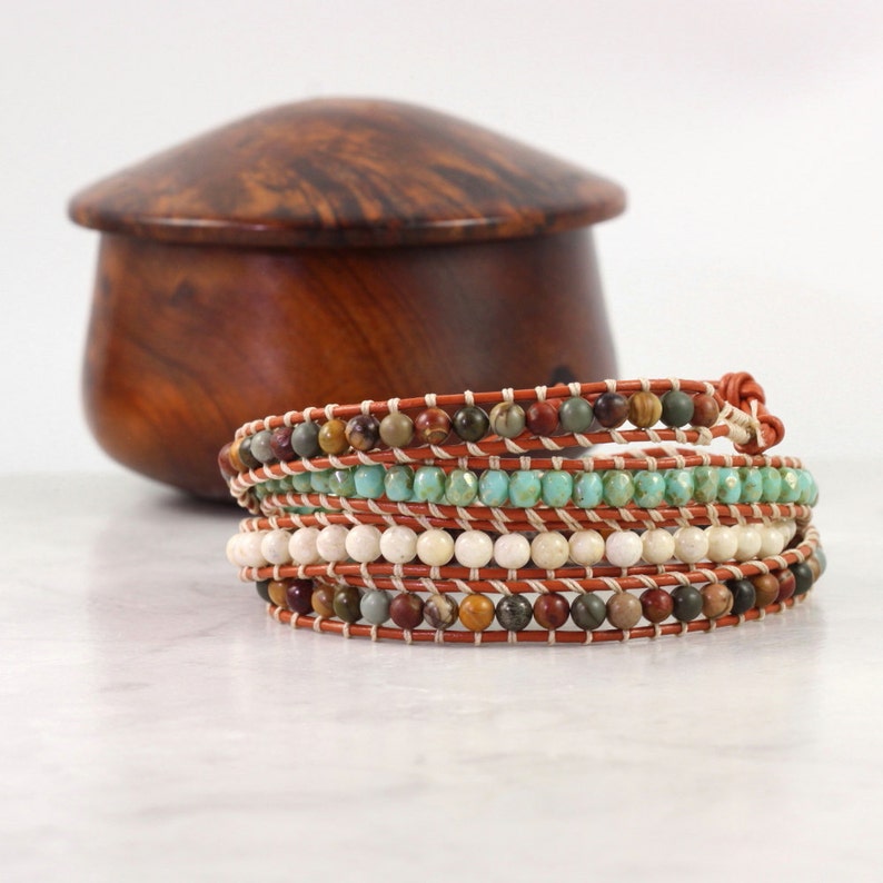 •EQUA-ORBIT• red creek jasper tower + silver earrings