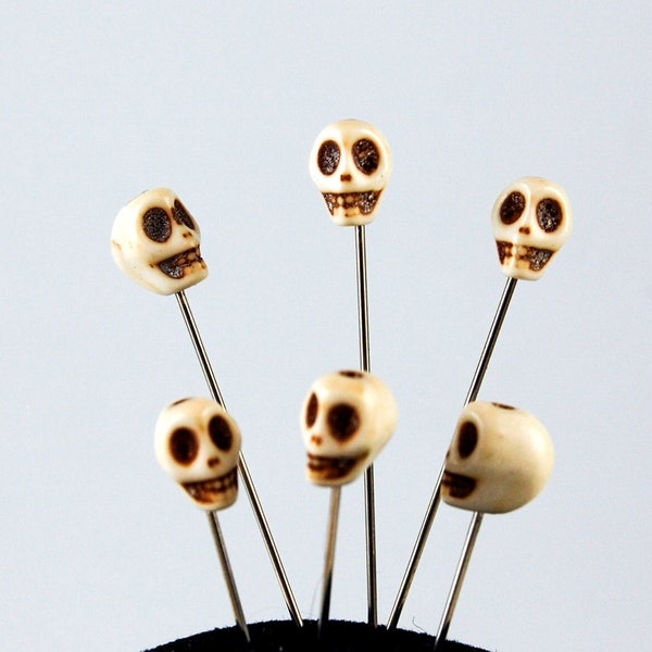 Skull Sewing Pins Etsy