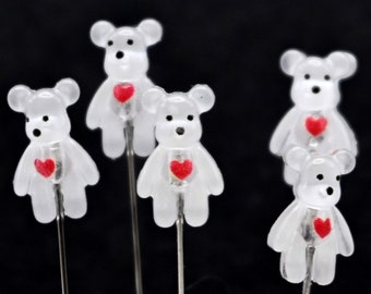 6 Love Bear Pins