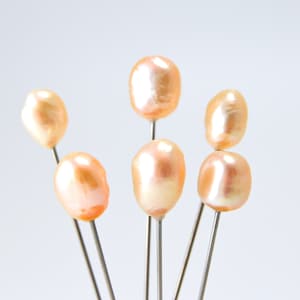 240 Pearl Head Pins, 8 Color Straight Pins, 1 3/8 Stick Pins, Quilting Pins.  Colored Pearl Head Pins, Sewing Pins, 