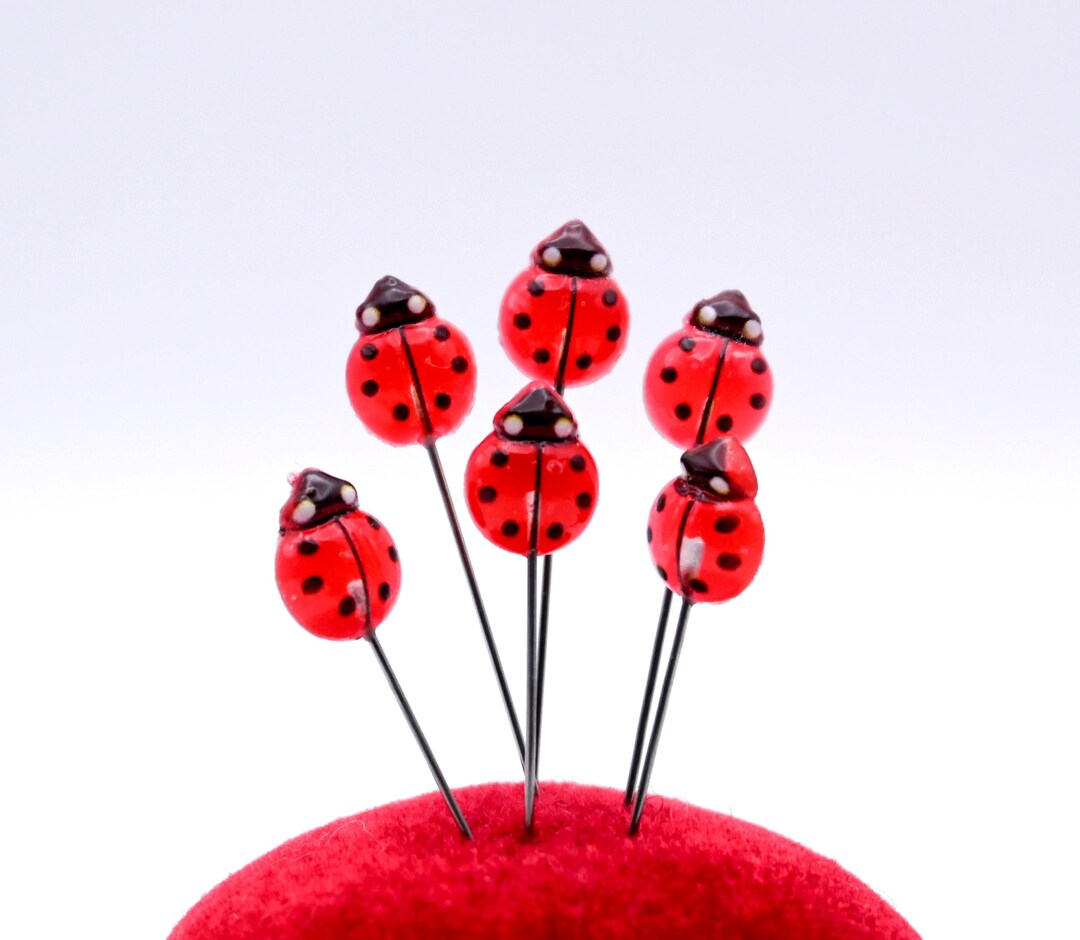 Pinhead Ladybug 6 Ladybug Pins - Etsy