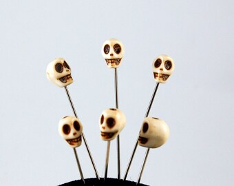 Waterproof Bird Watching Scope 10pcs Skull Voodoo Pins - Black Waterproof Bird Watching Scope 10pcs Skull Voodoo Pins - Black