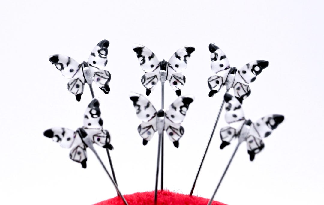 6 Butterfly Pins - Etsy