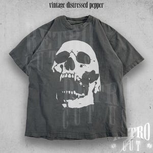 Vintage Y2K Skeleton Rib T-Shirt, Retro Rib Cage Graphic Tee, Distressed Gothic Grunge Horror Shirt, 90s Dark Art Skull Tee