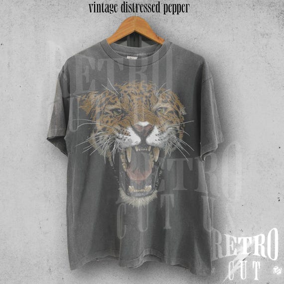 Y2K Vintage Tiger Shirt, 2000s Grunge Graphic Tee, Retro Animal Print T-Shirt, Comfort Colors Edgy Streetwear, Trendy Tiger Tee