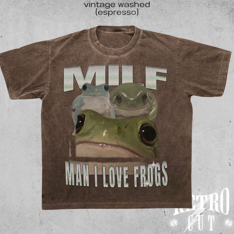 Man I Love Frogs Shirt, Funny Frog Meme Graphic Tee, Vintage Bootleg Y2K Style Shirt, Retro Frog Lover T-Shirt, Gift for Toad Fans image 3
