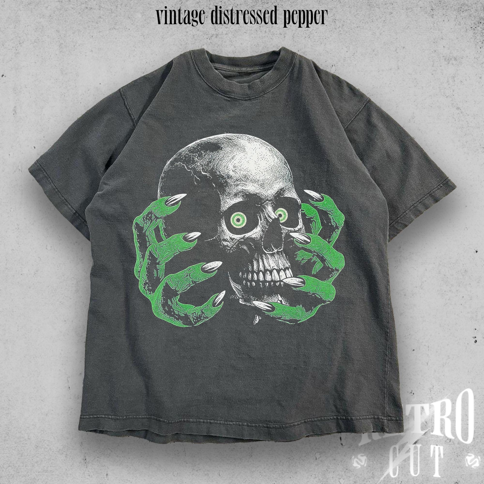 00s Roen × semantic design skull tee y2k 00s Roen × semantic