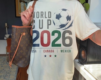USA Canada Mexico World Cup 2026 Shirt, Soccer Tournament Host Countries Graphic Tee, Football Fan Comfort Colors® Gift Tee