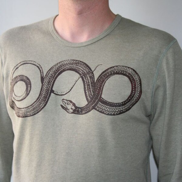 Mens Mud Snake Olive Thermal