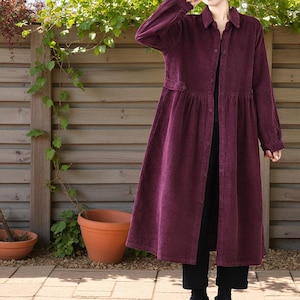 Corduroy Swing Coat - Etsy