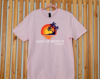 Maglietta Tramonto sul Golfo del Messico: Maglietta per vacanze al mare