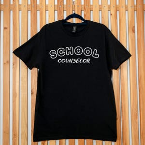 School Counselor Shirt: Unisex Cotton Tee, Counseling Gift