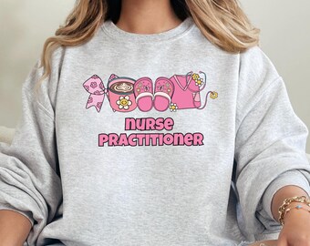 Nurse Practitioner Sweatshirt: NP Student Gift, Nurse Xmas Tee