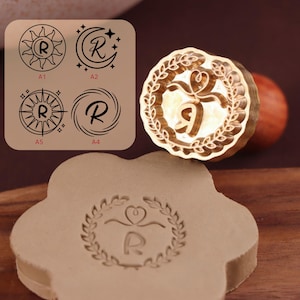 Kundenspezifische Keramikstempel mit natürlichem Element, Kundenspezifische Keramikstempel, Messingstempel für Ton, Einzigartige Briefmarken, Geschenke für Keramikhersteller