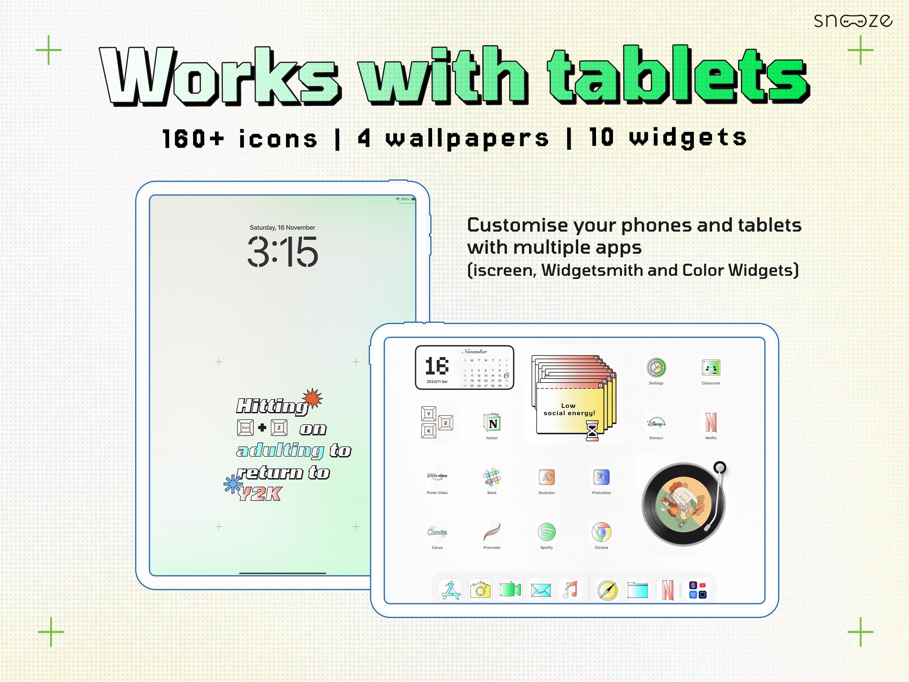 90s Nostalgia App Icon Pack: Ios & Android, Live Wallpapers (digital ...