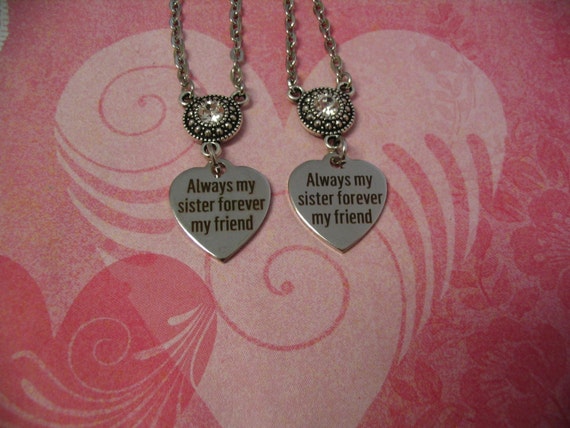 Sisters forever jewelry sale