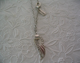 Angel Wing Car Rear View Mirror with Blessed Charm Accessory Car Decoration