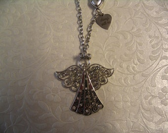 Angel Rear View Mirror Car Charm Gift Always With Me