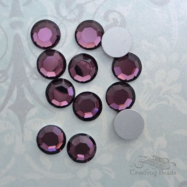 Purple Rhinestones Crafts, Strass Crystal Stones Purple