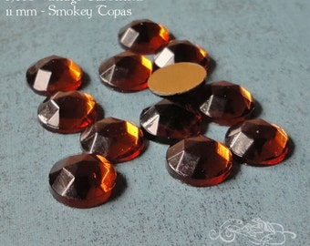 SALE* 11mm 4pcs Golden Amber Topaz fire opal Czech glass flat back cabochon November birthstone color DIY Jewelry supplies SALE* 11mm 4pcs Golden Amber Topaz fire opal Czech glass flat back cabochon November birthstone color DIY Jewelry supplies