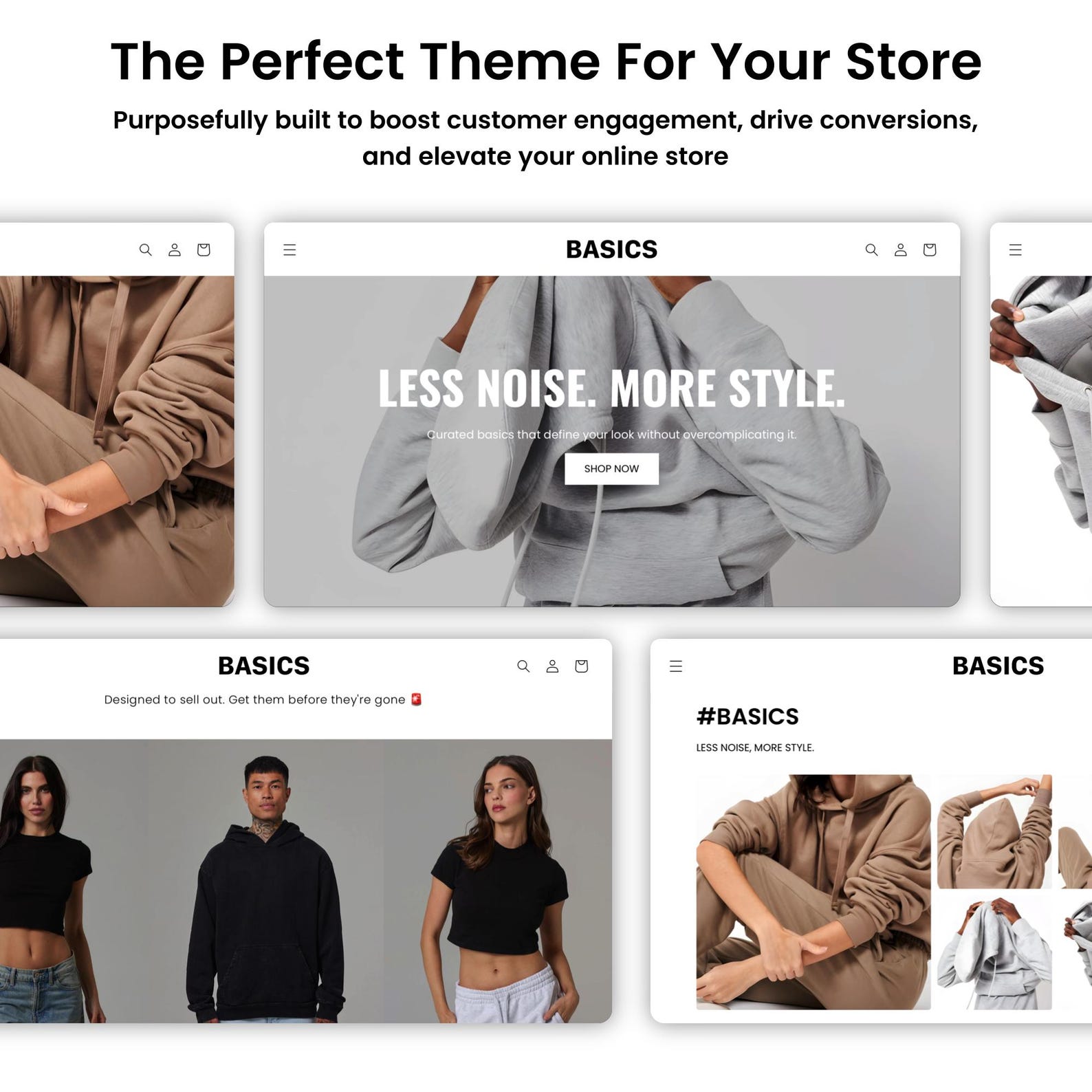Basic Shopify Design Basics Shopify Theme | Shopify 2.0 Theme Template | Fashion Shopify ...