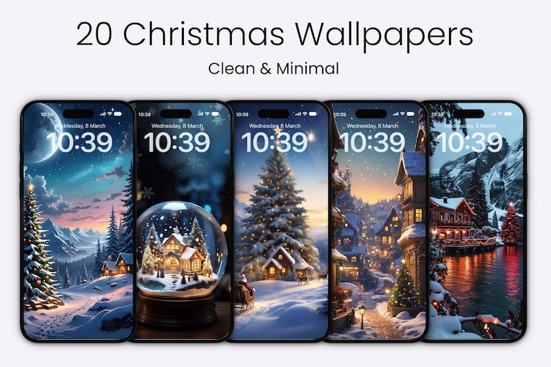 20+ Christmas Style Wallpapers for iPhone and Android Phones Home