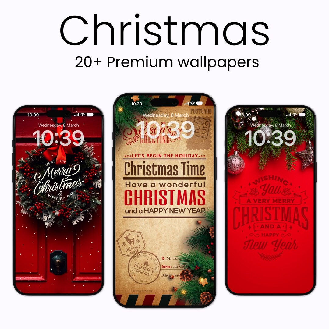20+ Christmas Style Wallpapers for iPhone and Android Phones Home