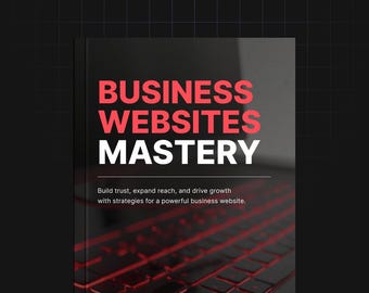 Business Website Guide | Website Design Ebook | Small Business Website PDF | Website Development Guide | Online Business Strategy