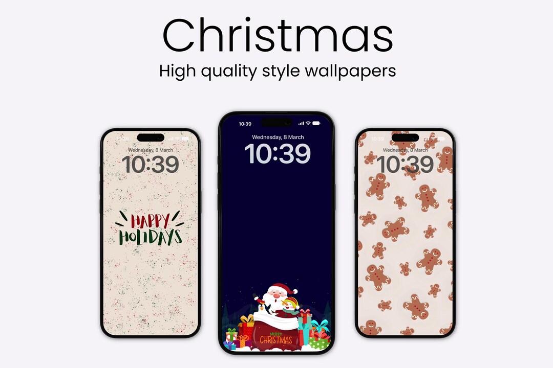 20+ Christmas Style Wallpapers for iPhone and Android Phones Home