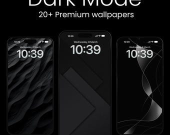 20+ Dark Mode Wallpapers for iPhone and Android Phones Home & Lockscreen HD Dark Mode Home Screen iOS Themes Free Mobile 4K Wallpapers