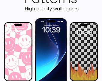 Pattern 4K Wallpaper Set for iPhone & Android (Digital Download)