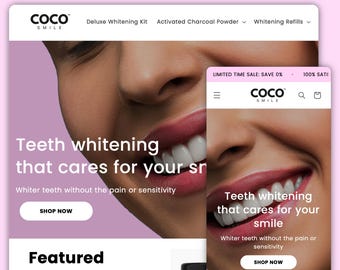 Coco Shopify Theme | Shopify Theme Template | Premium Shopify Theme | Minimal Shopify Theme | Website Design Template | Shopify Website