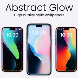 10+ Abstract Glow Style Wallpapers for iPhone and Android Phones Home & Lockscreen HD Walls Home Screen iOS Themes Free Mobile 4K Wallpapers
