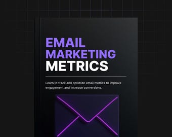 Email Marketing Analytics Guide | Email Marketing Metrics Ebook | Email Campaign Performance | Email Marketing Strategy PDF