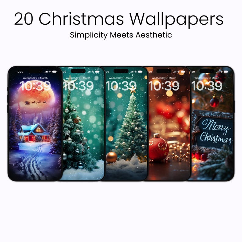 20+ Christmas Style Wallpapers for iPhone and Android Phones Home