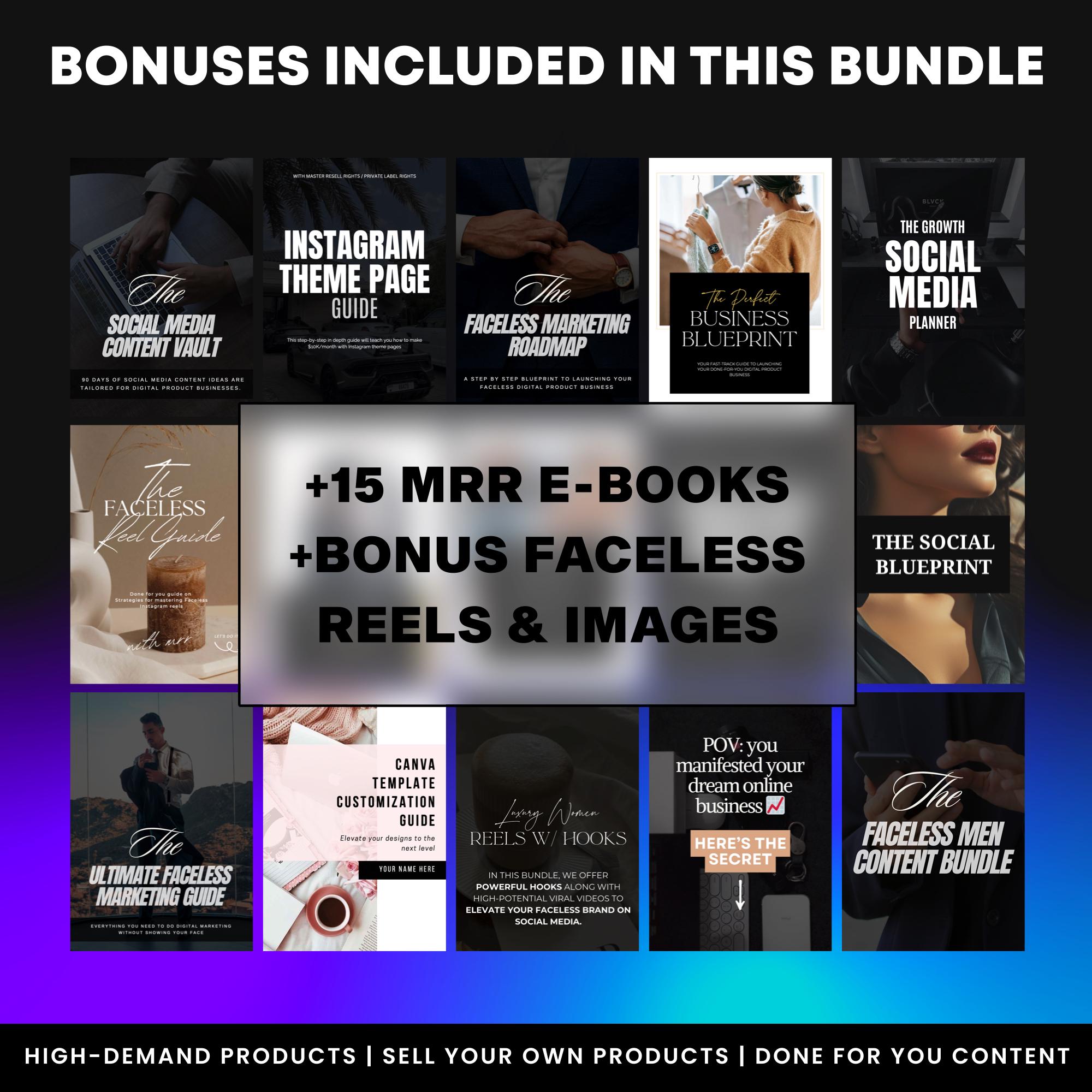 1000+ Canva Templates Bundle | MRR, PLR, Resell Rights | Canva ...