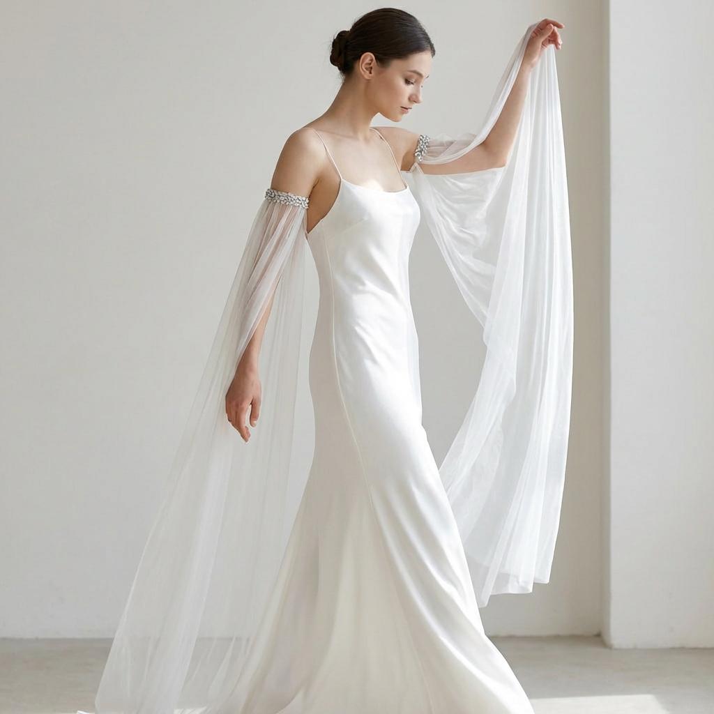 Off Shoulder Veil - Etsy