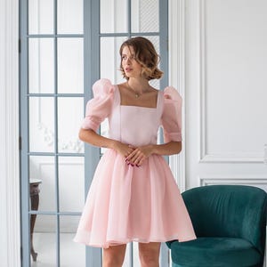 formal short puffy dresses Black Short Prom Dresses, Black Cute Puffy Homecoming Dresses – shdress