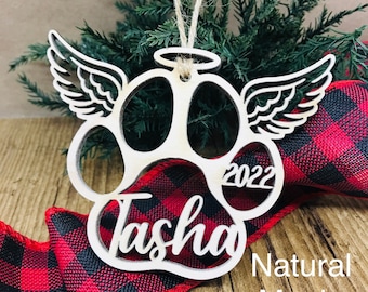 Personalized Pet Angel Ornament