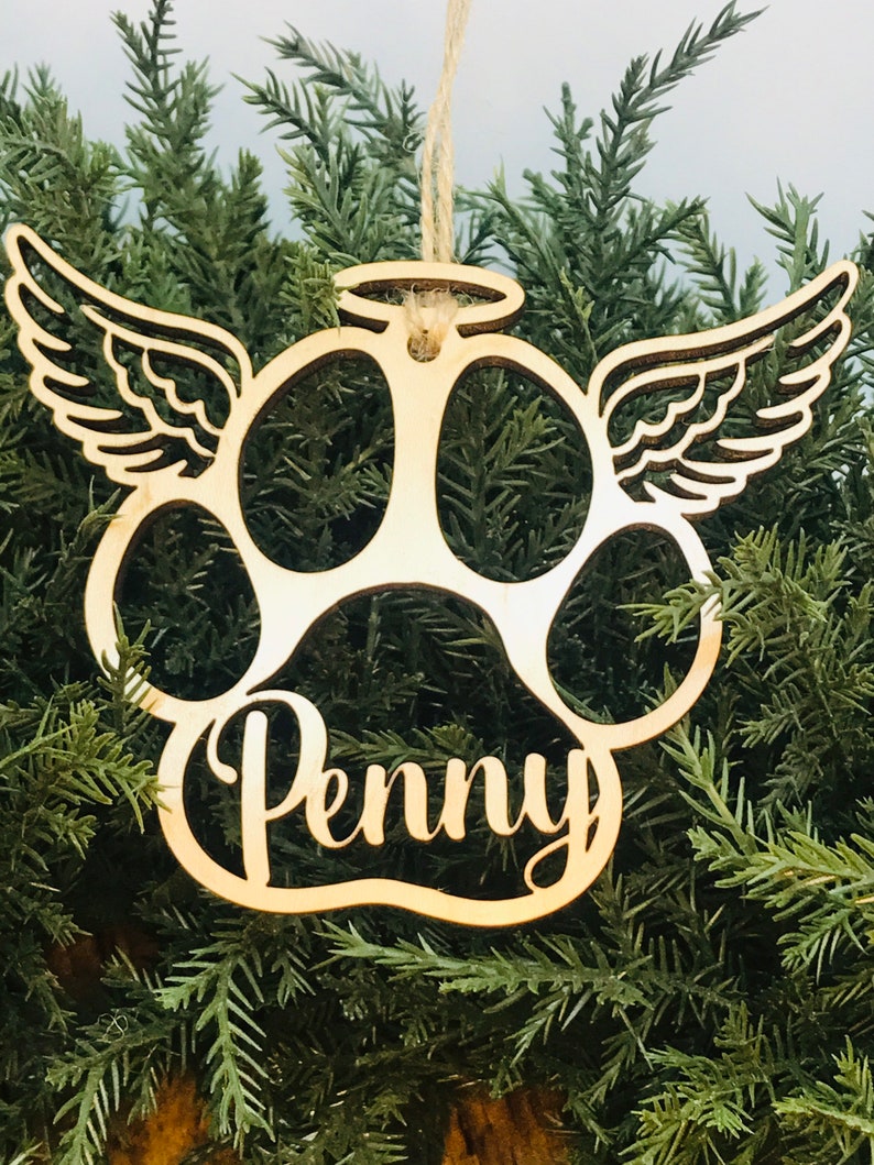 Personalized Pet Angel Ornament Etsy Canada