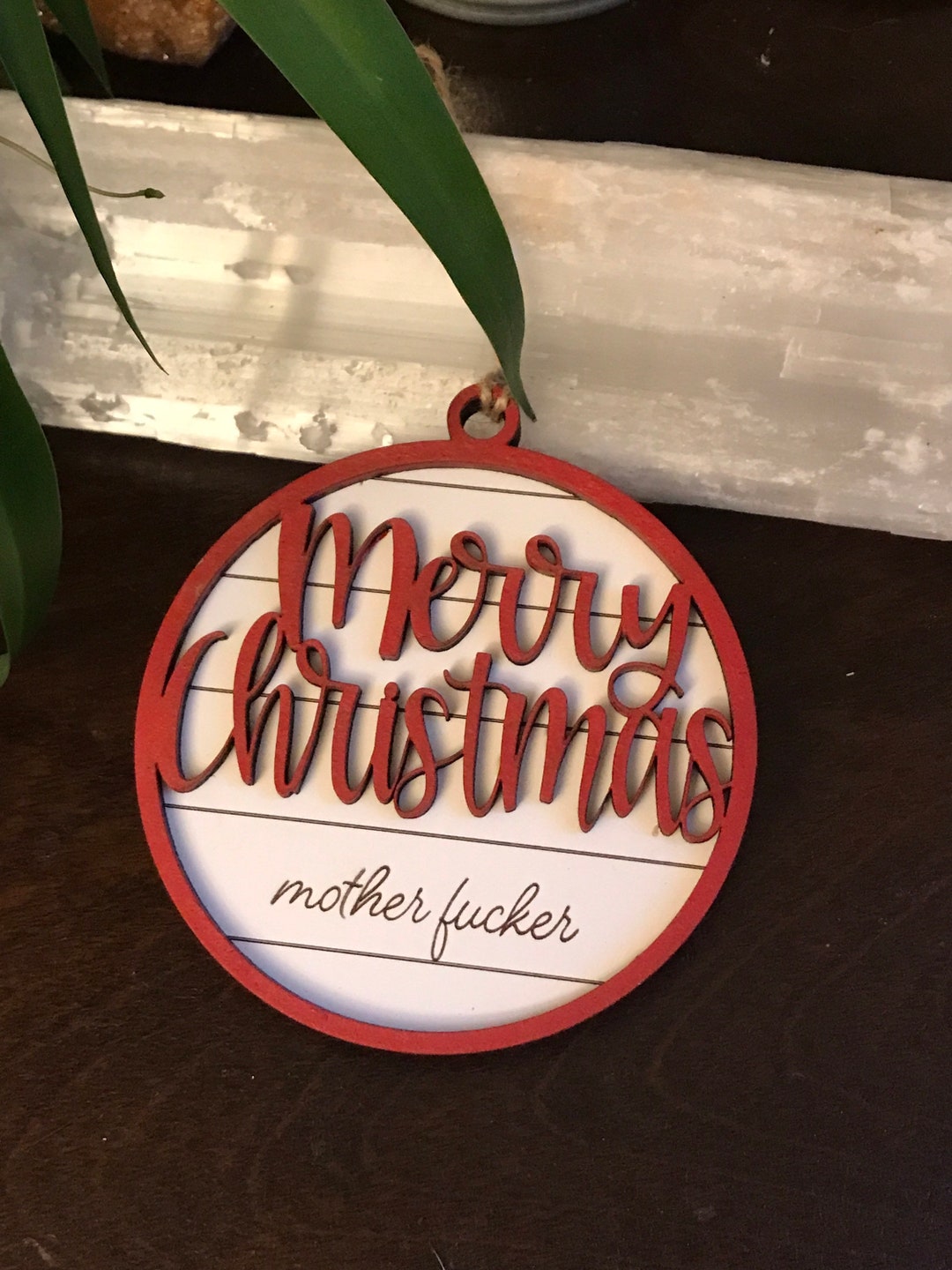 Merry Christmas Mother Fuckerss Ornament Etsy