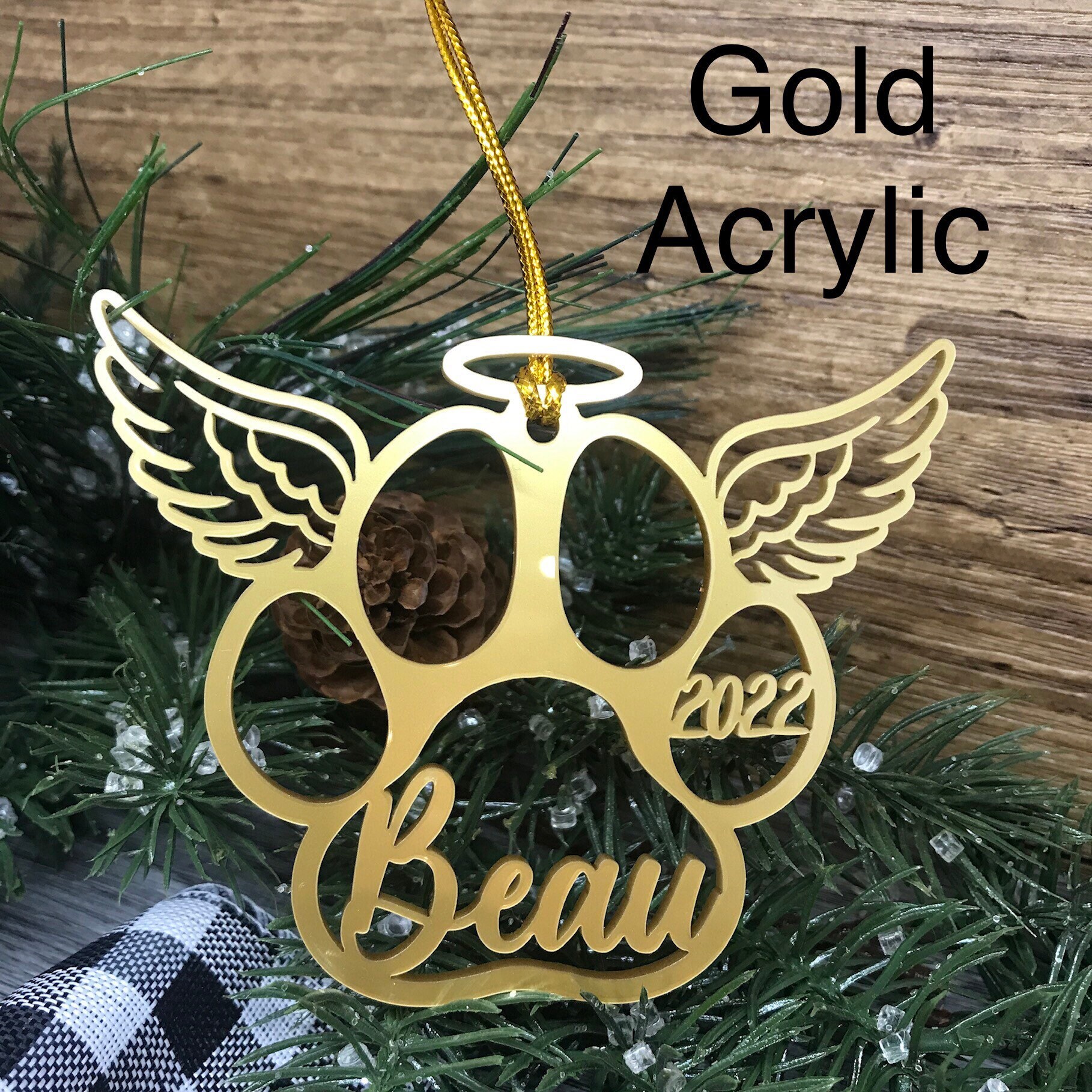 Personalized Pet Angel Ornament Etsy Canada