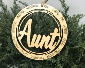 Aunt Ornament