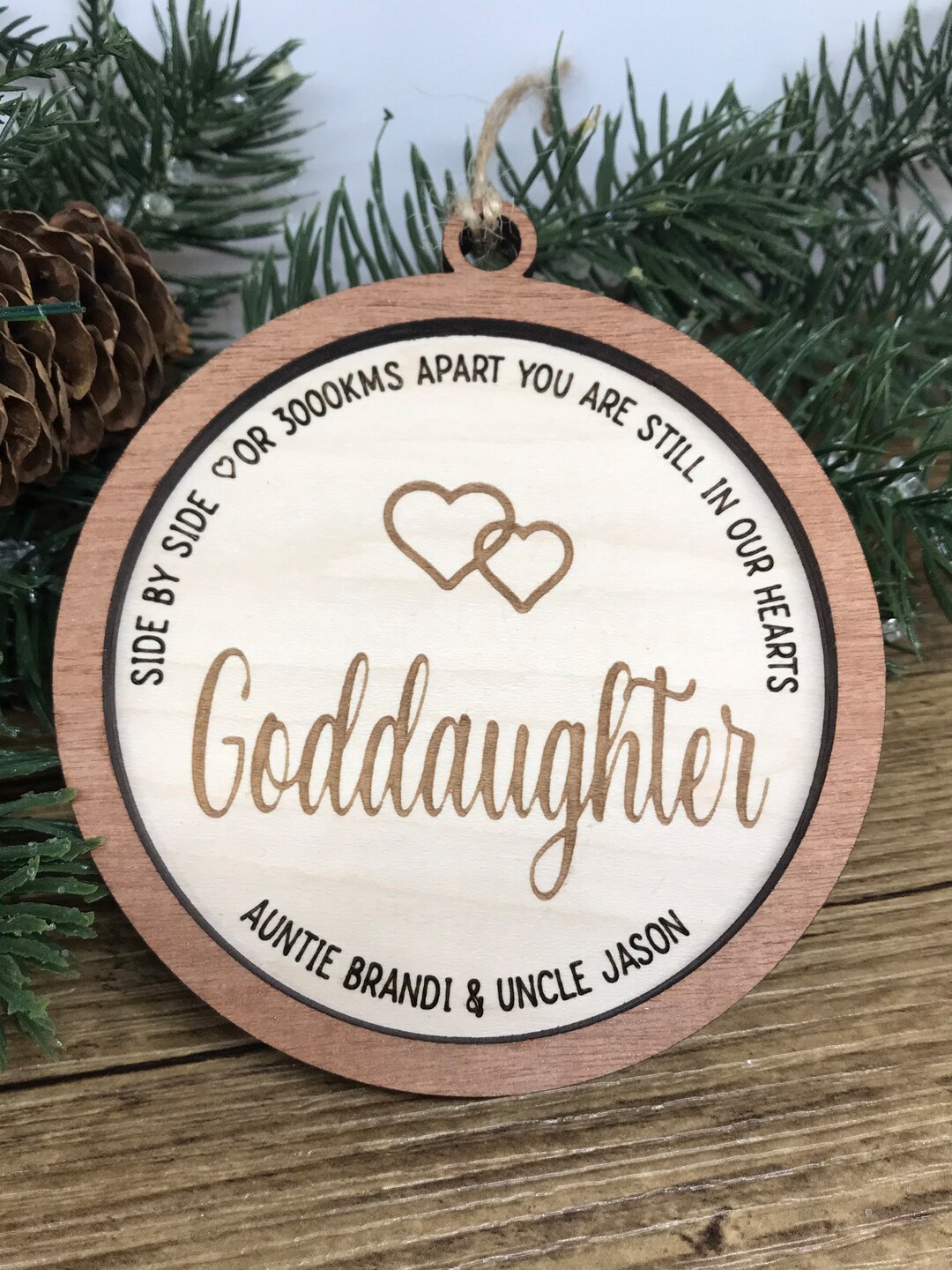 Goddaughter Ornament Etsy