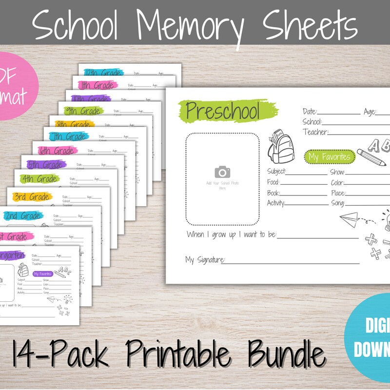 School Memory Box - Etsy